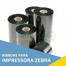 ribbon impressora termica zebra