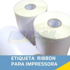 etiqueta ribbon impressora