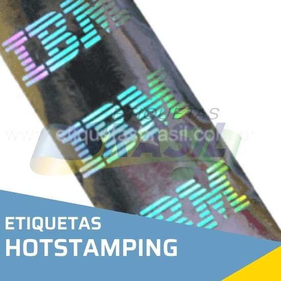 etiqueta hotstamping holografico