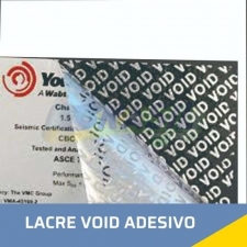 etiqueta void adesivo