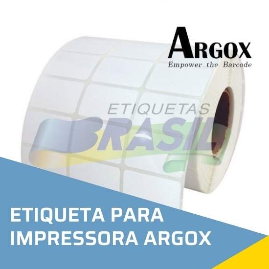 etiqueta adesiva impressora argox